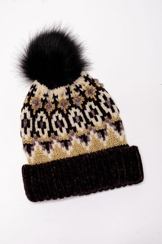 Chalet Fairisle Pom Beanie