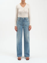 Daze City Straight High Rise Jean in Be Mine