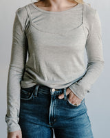 Two Fer Long Sleeve Top
