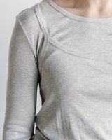 Two Fer Long Sleeve Top