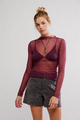 Free People Minding My Business Top