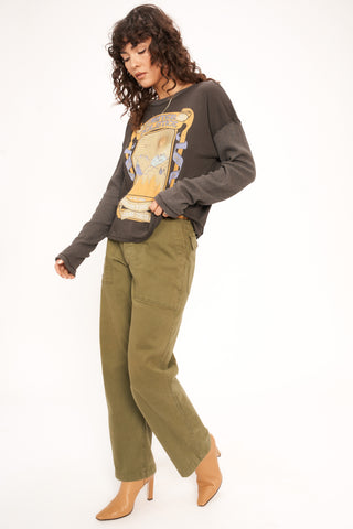 Winter Solstice Long Sleeve Mixed Thermal Tee