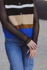 Cobalt Multi Sweater Vest