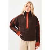 Quarter Zip Chocolate Fleece