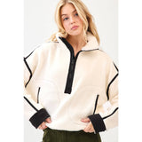 Quarter Zip Chocolate Fleece