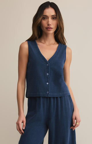 Solace Jersey Denim Top