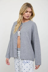 Coffee Run Heathered Cardigan
