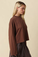 Nellie Long Sleeve Crew Neck Tee