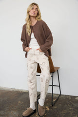 Coffee Run Heathered Cardigan