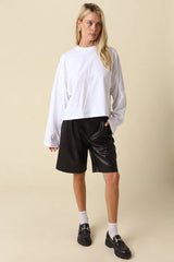 Nellie Long Sleeve Crew Neck Tee