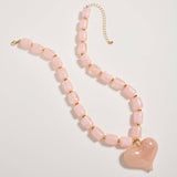 Resin Heart Necklace
