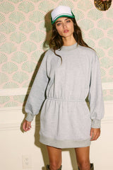 The Reese Long Sleeve Terry Mini Dress