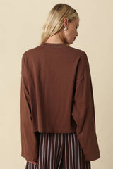 Nellie Long Sleeve Crew Neck Tee