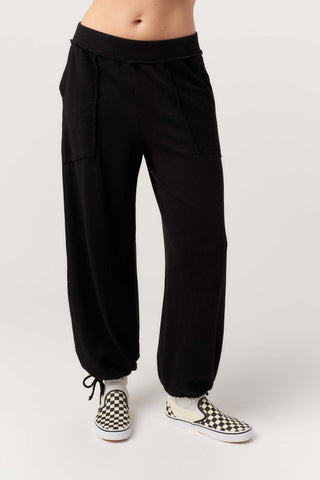 Going Places Mixed Textured Pant