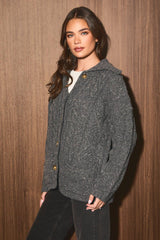 The Greta Oversized Pocket Cardigan