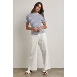 Stripe Mock Neck