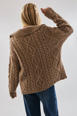 The Greta Oversized Pocket Cardigan
