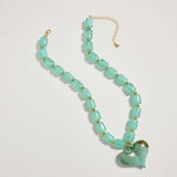 Resin Heart Necklace