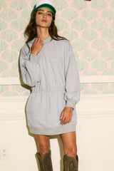 The Reese Long Sleeve Terry Mini Dress