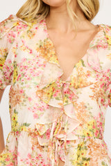 T3747-1 BEE RUFFLE TOP