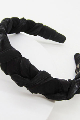 Velvet Ribbon Braided Headband