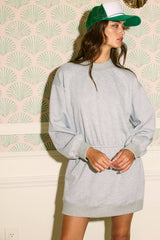 The Reese Long Sleeve Terry Mini Dress