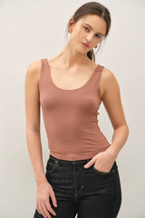 New Shade (soft core) Basic Scoop Neck Tank