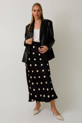 Oversize Faux Leather Blazer