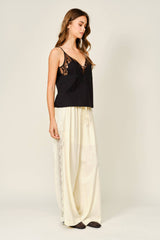 Linen Side Lace Pant