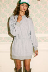 The Reese Long Sleeve Terry Mini Dress