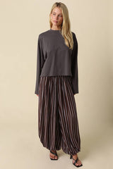 Nellie Long Sleeve Crew Neck Tee