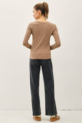 ULTRA SOFT BASIC SCOOP NECK LONG SLEEVE TEE
