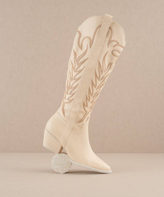 The Samara Off White Boot