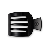 Square Flat Hair Clip | Med. | Jet Black