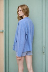 Coffee Run Heathered Cardigan