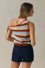 Off Shoulder Knit Tank