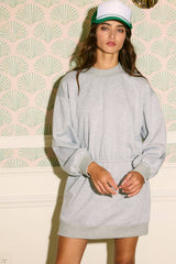 The Reese Long Sleeve Terry Mini Dress