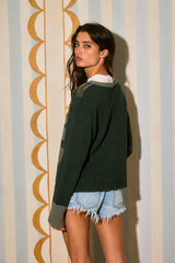 Off the Grid Camo Color Block Sweater