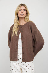 Coffee Run Heathered Cardigan
