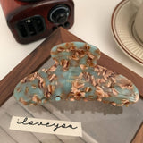 Floral Caramel Polka Dot Claw Clip MK2PPIM6W6HCP18