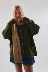 The Greta Oversized Pocket Cardigan