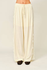 Linen Side Lace Pant