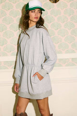 The Reese Long Sleeve Terry Mini Dress