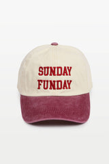 GAME DAY SUNDAY FUNDAY Two-Tone Baseball Cap