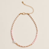 Floral Beaded Anklets