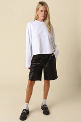Nellie Long Sleeve Crew Neck Tee