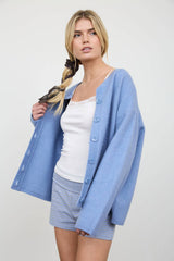 Coffee Run Heathered Cardigan