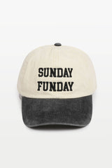 GAME DAY SUNDAY FUNDAY Two-Tone Baseball Cap