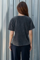Star Trim Patch Washed Tee