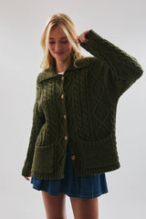 The Greta Oversized Pocket Cardigan